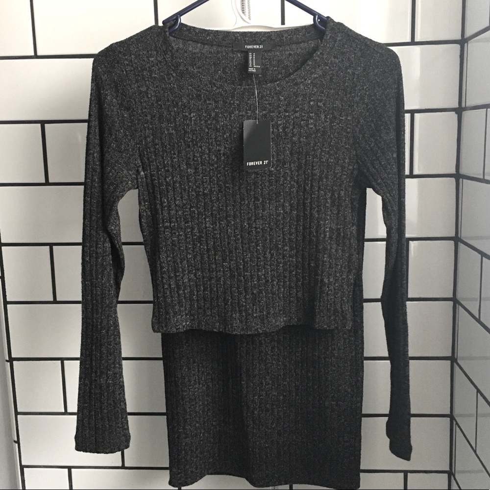 BNWT Forever 21 Crop Top and Matching Skirt